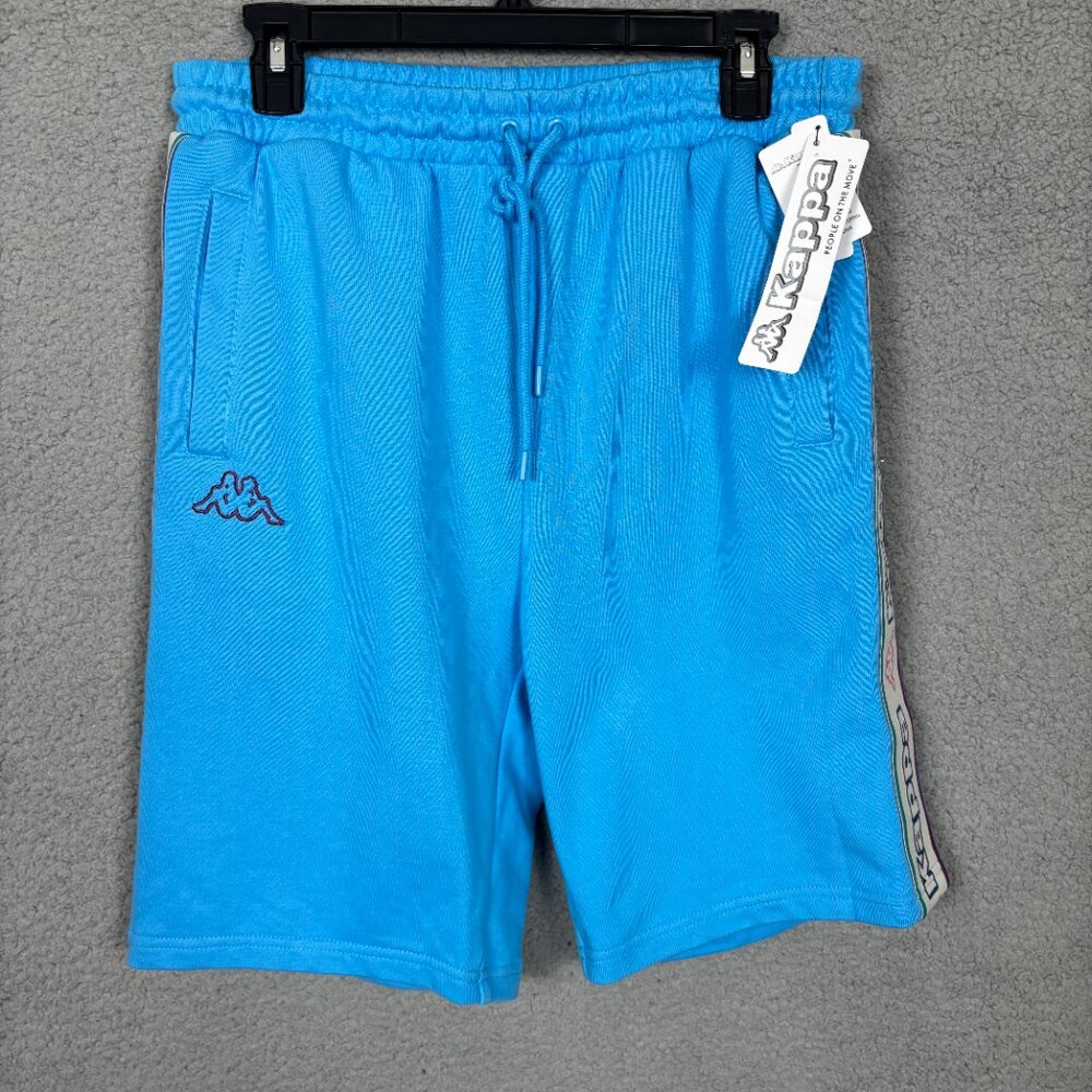 Kappa Men's Logo Tape Express Shorts Blue Large (regular Fit) New With Tag's.